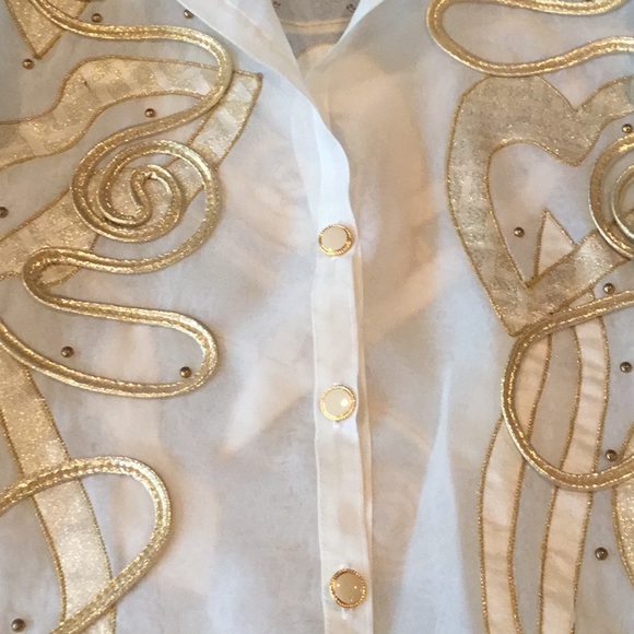 Nomi rubenstein vintage Blouse/jacket perfect for the holidays - Picture 5 of 6